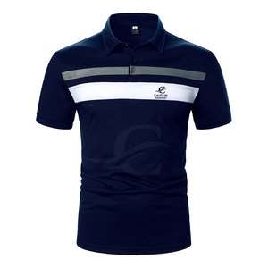 Polo de algodón y poliéster para hombre, camiseta de manga corta, informal, para Golf, deportiva, ajustada - Product Image 2