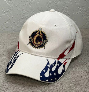 Gorra de Béisbol Personalizada de la Francmasonería con Diseño de Llamas, Bordado a Mano, Estilo Deportivo y Transpirable - Product Image 3