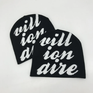 Gorro ajustado de invierno para hombre personalizado al por mayor, gorros de punto cálidos hechos a mano con logotipo grande, listo para enviar para escena de viaje - Product Image 4