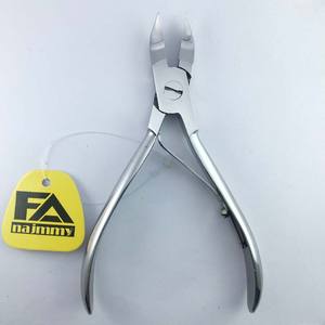 Pinces à ongles à cuticules (poignée unie/imprimée) poignée miroir en acier inoxydable CE & ISO approuvé - Product Image 2