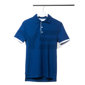 Polo de manga corta con escote a rayas multicolor de gran tamaño para hombre, logotipo personalizado, ropa de negocios y golf, opción de talla grande - Product Image 1