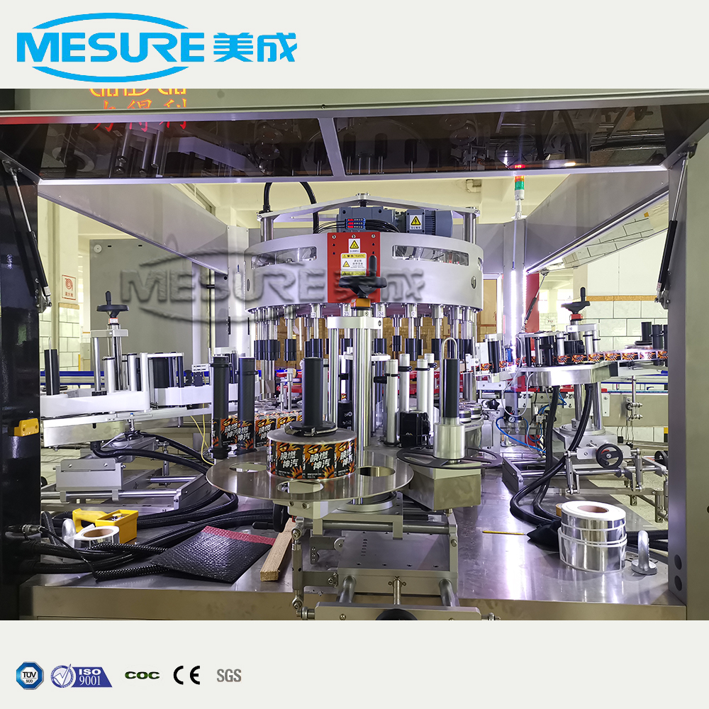 label machine for flat bottles