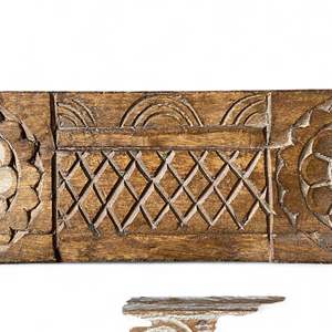 Porte-vêtements mural en bois - Product Image 3