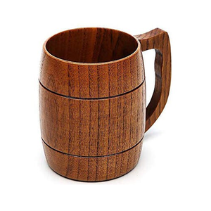 2025 New Design Wooden Beer Mug High Quality Home Decorative Item Wood <b>Top</b> Standard Product Hot Selling Indian Handicraft - Product Image 1
