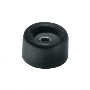 Pack of 100 Grey <b>Rubber</b> Door Buffer 30 mm Height 18 mm Dowel Mounting Shelf Grip Liners - Product Image 2
