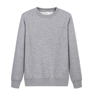 Sweat-shirt oversize à col rond pour femme en coton 100% personnalisé 2026, uni et teint - Product Image 3