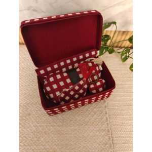 Caja de Regalo Cherry Checks con 6 Productos Promocionales para Oficina y Hogar, Regalos de Bienvenida para el Día de San Valentín - Product Image 2