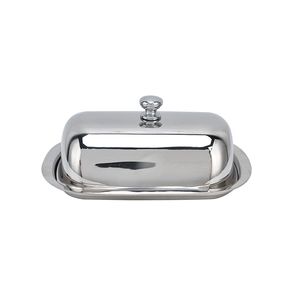 <b>Stainless</b> <b>Steel</b> Eco-friendly Butter and Cheese Dish with Flip Top Lid Modern Minimalist Kitchen Storage <b>Container</b> Carton Packed - Product Image 2