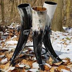 ฮอร์นโปลิสช์ฮอร์นทำมือแบบไวกิ้งยุคกลางที่มีคุณภาพดีที่สุดผลิตโดยหัตถกรรมโซนส่งออกจากอินเดีย - Product Image 3