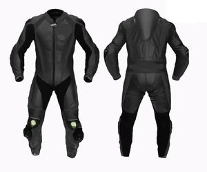 Traje de motocicleta de cuero de alto rendimiento de diseño personalizado elegante ajuste XL con protección superior para entusiastas de las carreras - Product Image 4