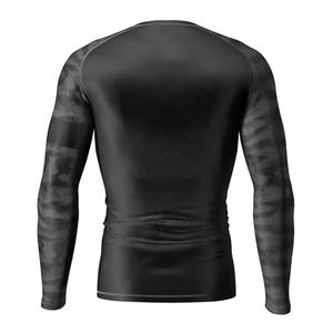 Protector rápido de cuello Unisex, manga larga, estampado personalizado, MMA Rush - Product Image 3