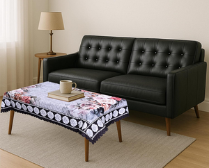 Couverture de table non tissée de qualité supérieure 36x54 pouces Design imprimé attrayant parfait pour table à manger centrale 4 places Élégant et durable - Product Image 3