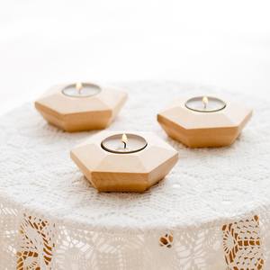 Custom Handmade Wooden Tea Light <b>Candle</b> Holder Farmhouse Style <b>Candle</b> Holder Eco-Friendly Acacia Wood <b>Large</b> Size for Rustic - Product Image 1