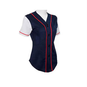 Uniforme de softball sur mesure de haute qualité, uniforme de softball à boutons, uniforme de softball uni - Product Image 2