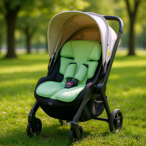 Italbaby Funda de asiento de doble cara para cochecito, silla de coche, trona-Lime 050 0030 10 Decoración para bebés y niños - Product Image 3