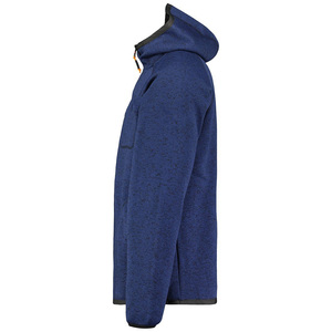 Indemand Veste légère en mélange de polyester respirant en polaire à fermeture éclair pour hommes Veste décontractée élégante avec logo personnalisé - Product Image 4