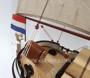 Gia Nhien Fabricant Approuvé Conception Personnalisée quantité minimale de commande Bas VOORWAARTS VOORWAARTS MODÈLE DE BATEAU EN BOIS-MODÈLE DE BATEAU EN BOIS - Product Image 3