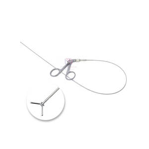 Pinzas de agarre flexibles para cistoscopia manual de acero inoxidable, superventas - Product Image 1