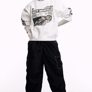 Sweat-shirt et pantalon en tissu coton de haute qualité pour femmes, crop top, personnalisés, sweat à capuche disponible - Product Image 5