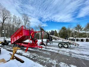 Remolque basculante hidráulico usado para Tractor agrícola, remolque basculante para granja de 20 toneladas, remolques basculantes para Tractores - Product Image 6