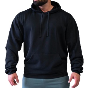 New Custom 2025 Hot Sale Winter Casual Polyester/Cotton Custom Logo Printed Pullover <b>Plain</b> Blank Gym <b>Hoodies</b> <b>Men</b> - Product Image 1