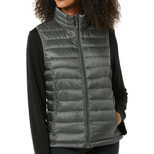 Chalecos Acolchados para Mujer, Nuevo Estilo, Multicolores, Sin Mangas, Diseño Personalizado, Transpirables, Cuello Alto, Ecológicos, Poliéster/Nailon - Product Image 1