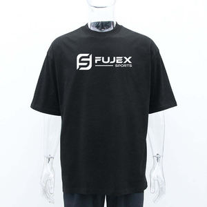 เสื้อยืดผู้ชายผ้าคอตตอนพรีเมี่ยมน้ำหนักมาก250กรัมโอเวอร์ไซส์ไหล่ตกพิมพ์ลายสไตล์ยอดนิยม - Product Image 4