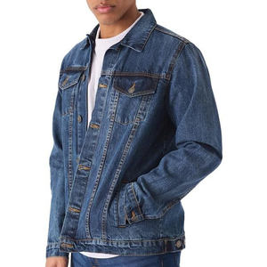 แจ็คเก็ตยีนส์ฤดูหนาวแบบใหม่ สไตล์ลำลอง ระบายอากาศได้ดี ทรงหลวม ซักแล้ว ไม่ต้องรีด คอปกแบบไม่มีปก  แบบคาร์โก้  สำหรับผู้ชาย  แบบสองด้าน  กันลม  มีกระเป๋า - Product Image 2