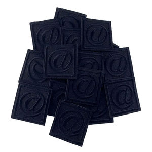 Parche Bordado 3D de Algodón para Sublimación de Ropa, Parches de Tela en Blanco, Decoración de Encaje, Parche de Goma para Ropa - Product Image 1