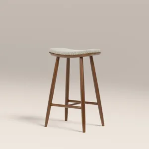 TABURETE DE COCINA DE MADERA HATTON DE 65 CM CON ACABADO PIEDRA SALPICADA SINTERIOR - Product Image 2