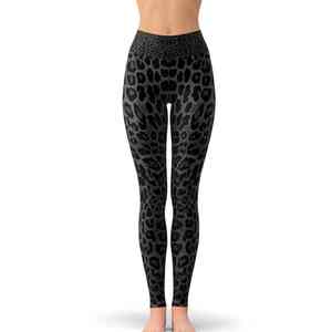 Leggings de sport pour femmes à taille haute, à séchage rapide, à coupe ajustée, imprimés par sublimation personnalisée, pour un effet lifting des fesses - Product Image 1