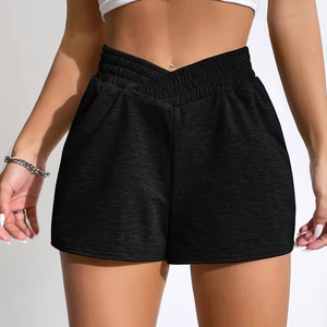 Nouveaux shorts en jean pour femmes, couleur unie, élastiques, taille haute, pour le quotidien, le sport et les trajets, élégants, en Spandex/Polyester, écologiques - Product Image 5