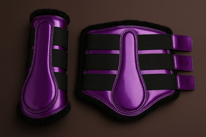 Botas de Protección para Patas de Caballo de Entrenamiento Deportivo de Lujo Profesional, Ligeras, Transpirables, de Piel Sintética, Impermeables y de Secado Rápido - Product Image 6