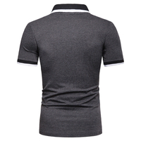 Aktion: Nahtloses 100% Baumwoll-Shirt für Herren Mittleren Alters, Sommer Hip-Hop Regular Fit Kurzarm mit Rollkragen, Schnelltrocknend
