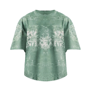 T-shirt tie-dye vintage en coton pour homme, style streetwear hip-hop - Product Image 4