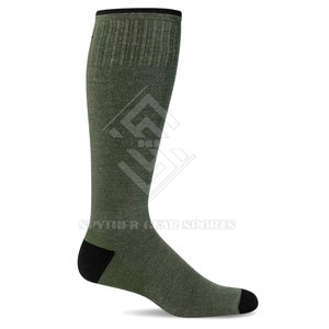 Wholesale Lightweight Thin Eco-Friendly Breathable <b>Knee</b> <b>Socks</b> with Cuff Logo for Adults Professional Team Winter Sports - Product Image 4