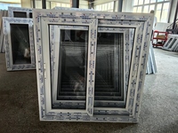 Ventanas corredizas de PVC UPVC con vidrio de impacto huracán, venta directa de fábrica de los fabricantes de China