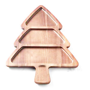 Plateau de service carré ACACIA plateau à bougie laqué personnalisé pour cuisine maison hôtel restaurant restauration utilisation - Product Image 3