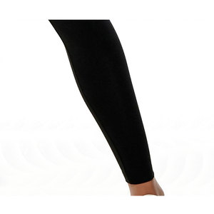 Leggings pour femmes en polyester/coton uni sans couture, taille élastique, contrôle du ventre, tissu respirant pour un style de vie actif, yoga - Product Image 6