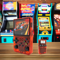 Nouvelle console de jeu portable rétro R36S 64 Go, système Linux, écran IPS de 3,5 pouces, lecteur vidéo de poche portable, PS1/N64, Wi-Fi, 15 000 jeux