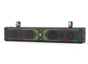 ซาวด์บาร์ ATV/UTV พร้อมแถบไฟหลากสี RGB 28 \ "6-ลำโพง IPX6 BT 5.3ซิงค์เพลงสำหรับเรือ/รถกอล์ฟเอาต์พุต500W - Product Image 4