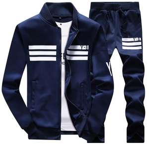 Vente en gros de nouveaux survêtements de haute qualité 100% survêtements en polyester pour hommes survêtement avec logo personnalisé pour unisexe - Product Image 2