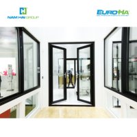 Puertas de aluminio de alta calidad de la serie 6000, tamaño personalizado de temperamento de, fácil instalación, envío rápido, molino/anodizado/recubierto de polvo