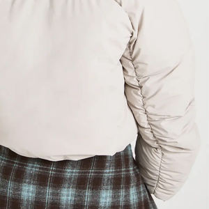 Veste matelassée pour femme, logo personnalisé, OEM ODM, mode, vêtements d'hiver chauds, 2026 / Vente en gros de vestes d'hiver pour femme, veste matelassée à capuche chaude - Product Image 6