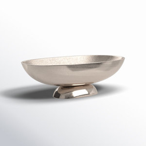 Bol décoratif en métal poli nickel de vente chaude beau design pour la maison hôtels utilisation de table bol de fruits pour les occasions d'événements - Product Image 2