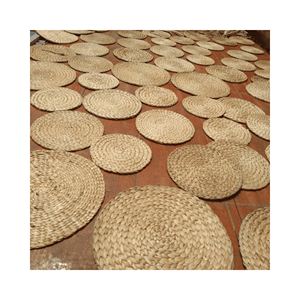 Water Hyacinth <b>Placemat</b> and Cup Mat Set family dining set, material: hyacinth strips; use: meal setup; origin: Vietnam crafted - Product Image 6