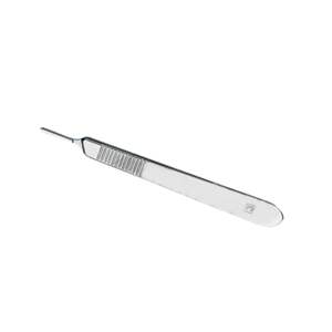 Poignée de lame chirurgicale d'acier inoxydable d'instrument de Medic #3 poignée de scalpel de coupe de précision manuelle pour l'usage médical vétérinaire - Product Image 1