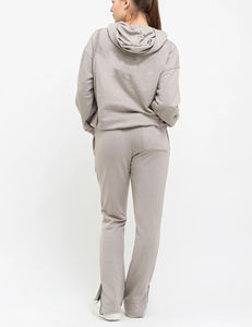 Conjunto Deportivo de Chándal para Mujer, Invierno 2024, Estilo Urbano, Transpirable, Talla XL, Informal, de Felpa, con Cierre de Cremallera de un Cuarto - Product Image 2