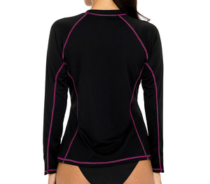 เสื้อรัดรูปสำหรับใส่ป้องกันผื่นสำหรับผู้หญิงเสื้อออกกำลังกายแขนยาวพิมพ์ลายระเหิด Jiu Jitsu - Product Image 2