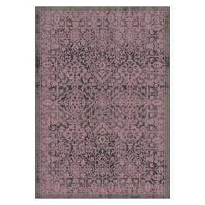 Alfombra de Chenilla Lavable a Máquina, Diseño Persa Bohemio Multicolor, Antideslizante, Modelo LXDP-0233 de RUGS DEPOT, Venta al Por Mayor - Product Image 1
